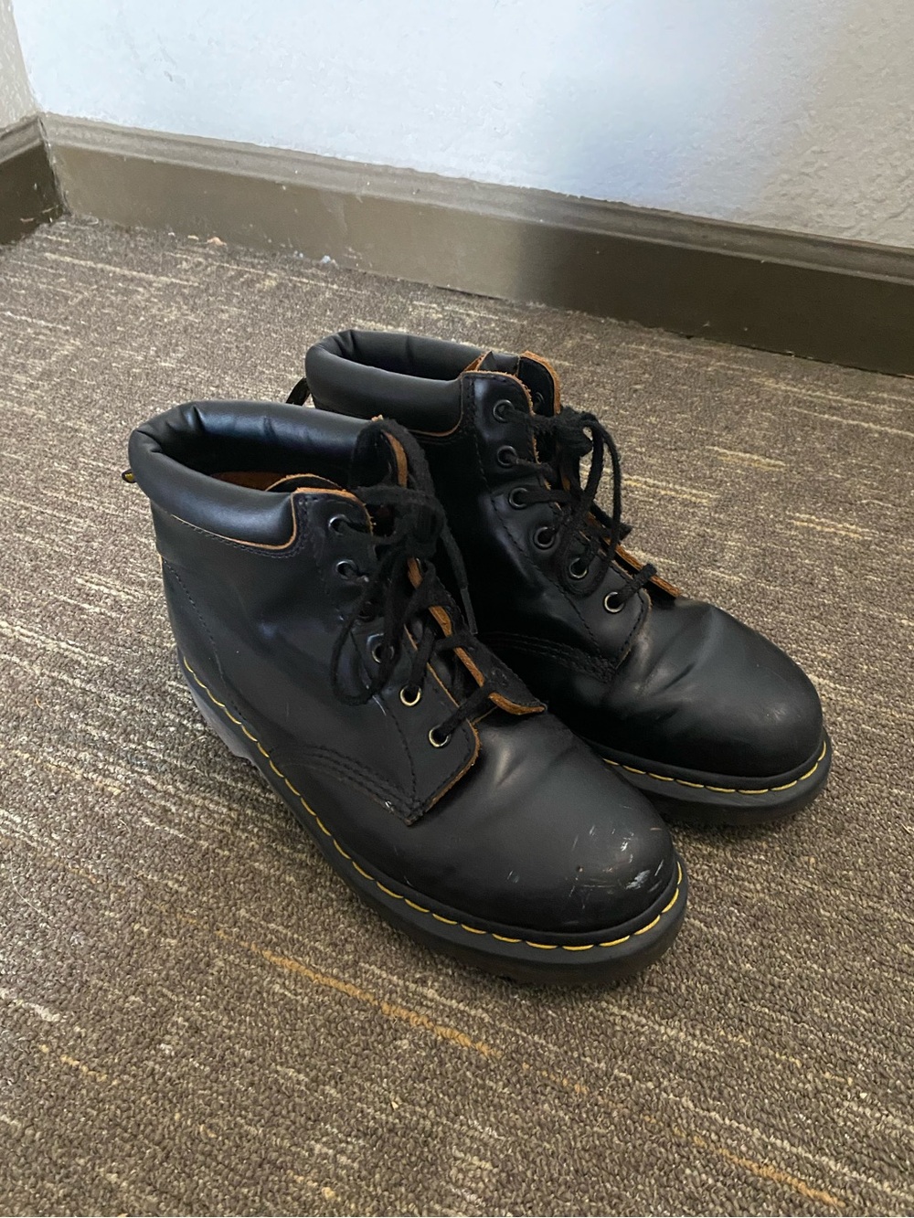 Dr Martens 939 Ben Men's Black Leather Lace-Up Work Boots US Men 9